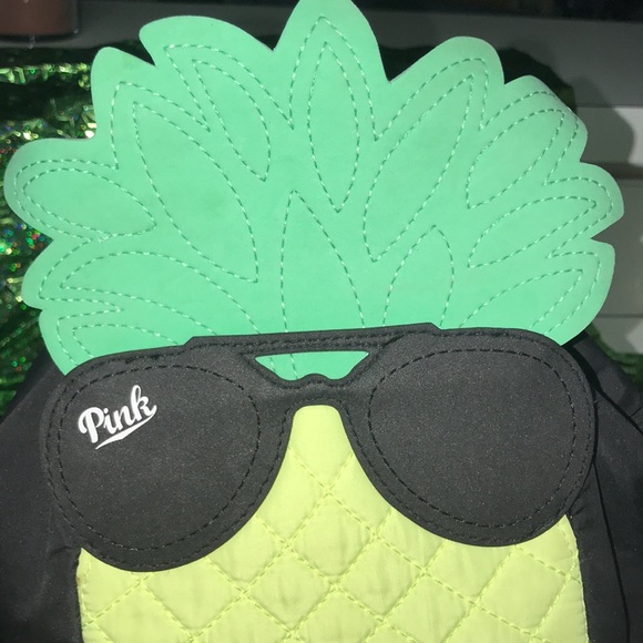 LIMITED EDITION VICTORIA SECRET PINK PINEAPPLE SHOULDER BAG - Picture 7 of 7